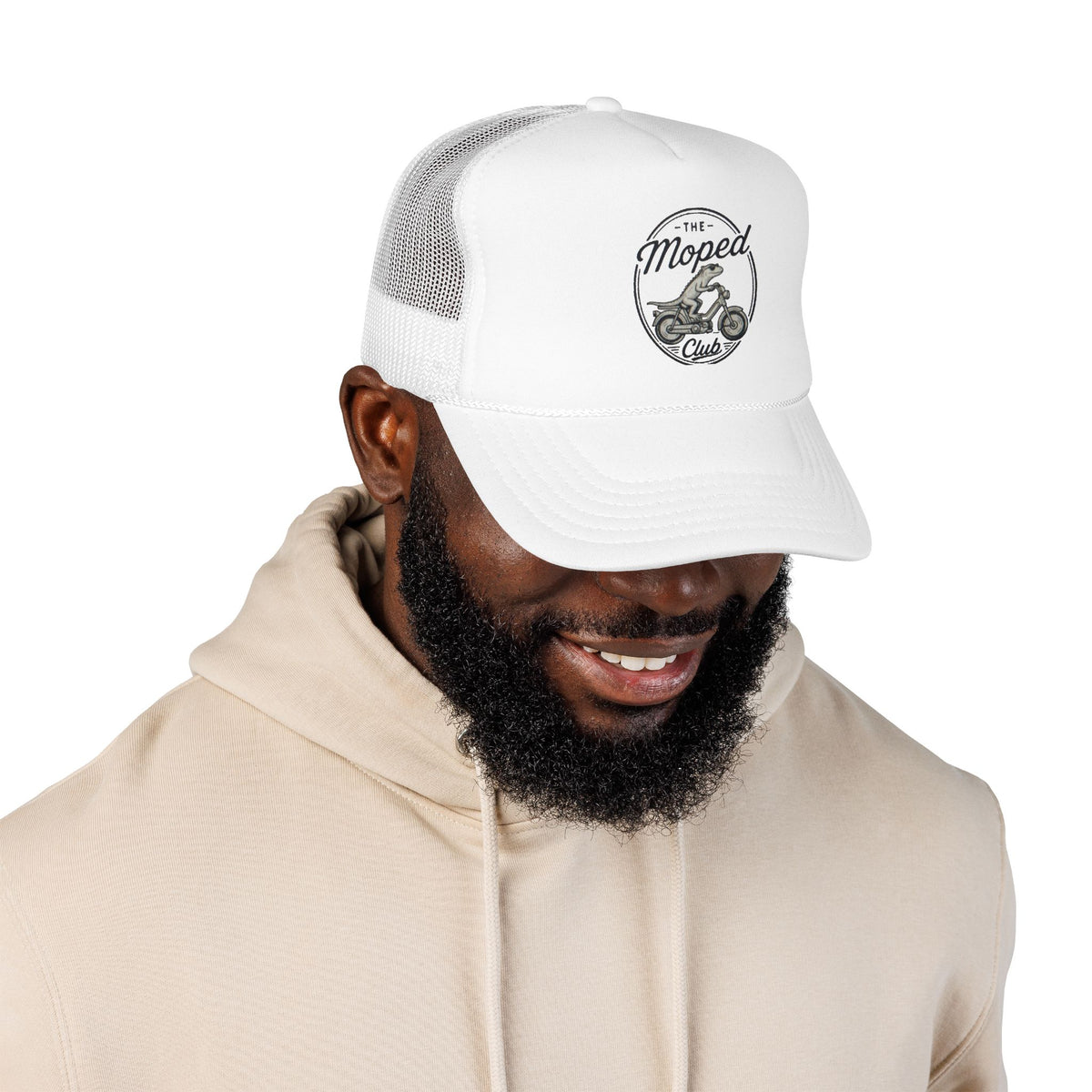 The Moped Club Vintage Motorcycle Trucker Hat